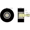 Rolle Nr. 312 – Stützrolle aus Stahl-Gummi Ø110 mm für Maschinen von Guaresi | OEM Guaresi P7300572000 | Hersteller KiJ