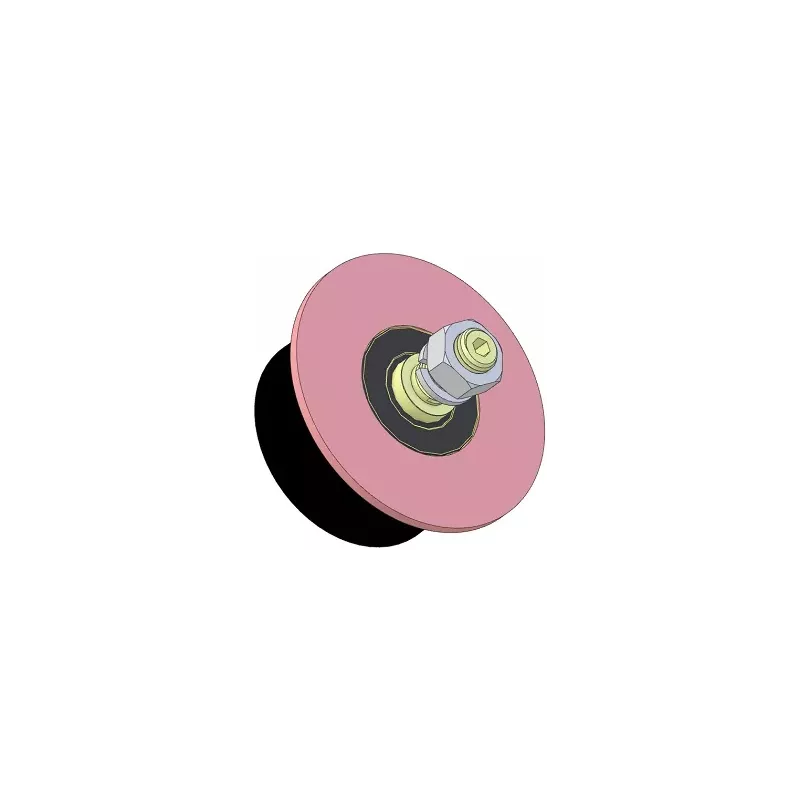 Rolle Nr. 325 – Umlenkrolle aus Stahl-Gummi Ø100 mm für Maschinen von Sandei | Hersteller KiJ