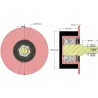 Rolle Nr. 325 – Umlenkrolle aus Stahl-Gummi Ø100 mm für Maschinen von Sandei | Hersteller KiJ