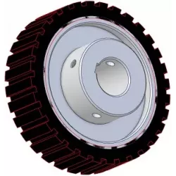 Rolle Nr. 333 – Rolle Ø220 mm für Maschinen von Wuhlmaus | Hersteller KiJ