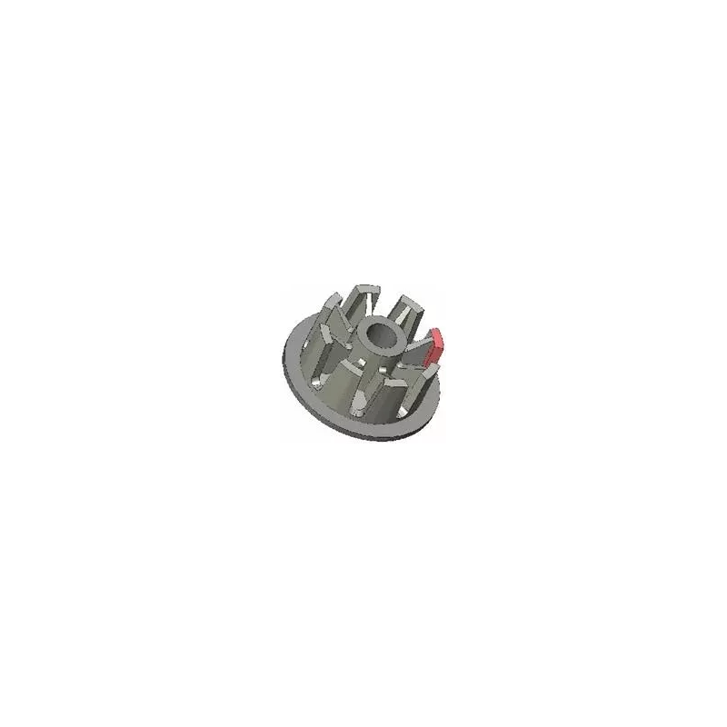 Rolle Nr. 27 – Führungsrolle aus Gusseisen Ø103 mm für Kartoffelroder Anna Z644 | OEM Anna 5644-60-005, 090.60.013.02 | Hersteller KiJ