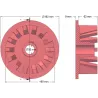 Rolle Nr. 28 – Antriebsrolle aus Gusseisen Ø160 mm | Hersteller KiJ
