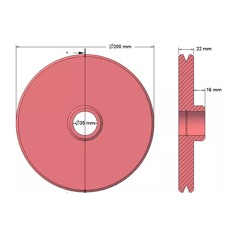 Rolle Nr. 40 – Rolle Ø200 mm | Hersteller KiJ