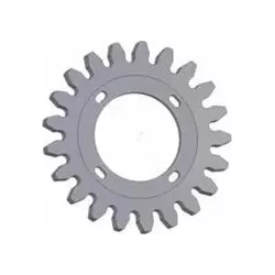 Rolle Nr. 73 – Antriebsrolle aus Gusseisen Ø295 mm, Teilung 40 mm, für Maschinen von Grimme | OEM Grimme 200.06504, 006.00294 | Hersteller KiJ