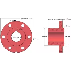 Rolle Nr. 77 – Rollennabe Ø65 mm für Kartoffelroder Bolko Z-643 | Hersteller KiJ