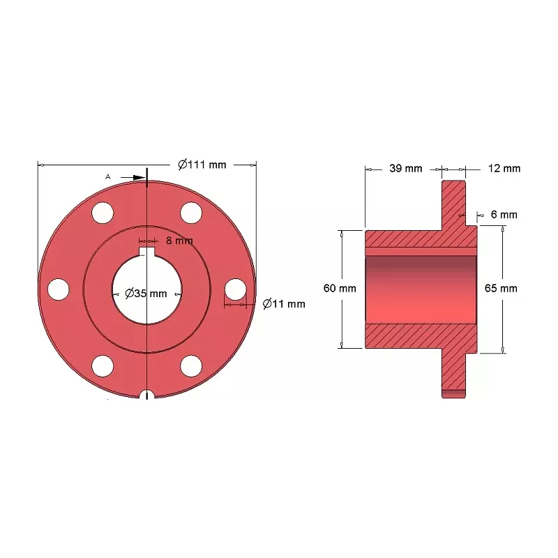 Rolle Nr. 77 – Rollennabe Ø65 mm für Kartoffelroder Bolko Z-643 | Hersteller KiJ