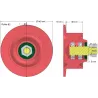 Rolle Nr. 82 – Umlenkrolle Ø100 mm für Kartoffelroder Anna Z644 | OEM Anna 5644-21-025, 5644-60-022 | Hersteller KiJ