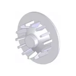Rolle Nr. 84 – Antriebsrolle aus Gusseisen Ø172 mm, Teilung 40 mm, für Maschinen von Stoll | OEM Stoll 0519040, 0519030 | Hersteller KiJ