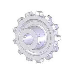 Rolle Nr. 85 – Antriebsrolle aus Gusseisen, Teilung 25 mm | Hersteller KiJ