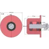 Rolle Nr. 86 – Umlenkrolle aus Stahl Ø90 mm für Kartoffelroder Anna Z644 | OEM Anna 564421015 | Hersteller KiJ