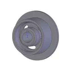 Rolle Nr. 88 – Umlenkrolle Ø118 mm für Kartoffelroder Anna Z644 | OEM Anna 5644-51-009 | Hersteller KiJ