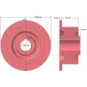 Rolle Nr. 88 – Umlenkrolle Ø118 mm für Kartoffelroder Anna Z644 | OEM Anna 5644-51-009 | Hersteller KiJ