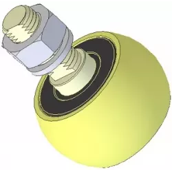 Rolle Nr. 89 – Klopfrolle aus Gusseisen Ø72 mm für Kartoffelroder Anna Z644 | OEM Anna 5644-51-096 | Hersteller KiJ