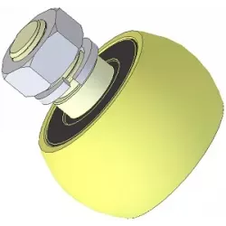 Rolle Nr. 90 – Rolle aus Gusseisen Ø72 mm für Maschinen von Wuhlmaus | OEM Wuhlmaus 5644-33-002, 000.03.005.00 | Hersteller KiJ