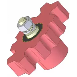 Rolle Nr. 91 – Klopfrolle aus Gusseisen für Kartoffelroder Anna Z644 | OEM Anna 564438003 | Hersteller KiJ