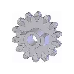 Rolle Nr. 95 – Antriebsrolle aus Gusseisen Ø222 mm, Teilung 42 mm | Hersteller KiJ