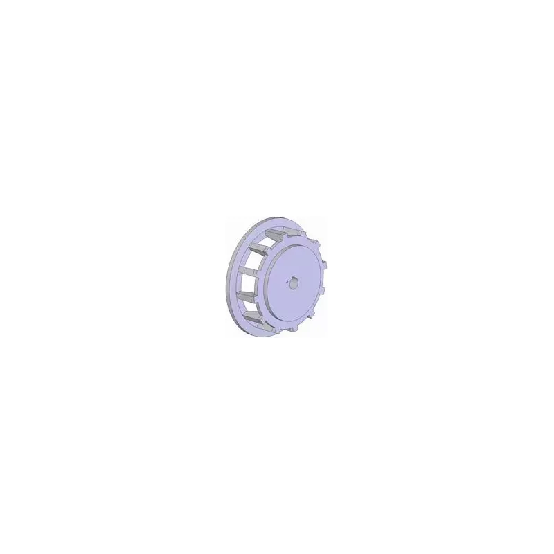 Rolle Nr. 103 – Antriebsrolle aus Gusseisen Ø258 mm, Teilung 35 mm | Hersteller KiJ