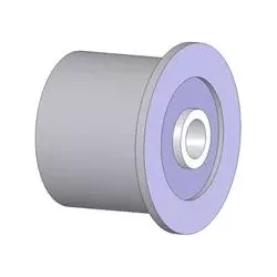 Rolle Nr. 124 – Umlenkrolle aus Stahl Ø78 mm | Hersteller KiJ