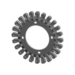 Rolle Nr. 128 – Rolle aus Gusseisen Ø295 mm, Teilung 60 mm, für Maschinen von Grimme | OEM Grimme 006.00295, 200.06503 | Hersteller KiJ