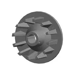 Rolle Nr. 130 – Antriebsrolle aus Gusseisen Ø140 mm, Teilung 40 mm, für Maschinen von Grimme Europa Standard | OEM Grimme 006.00089 | Hersteller KiJ