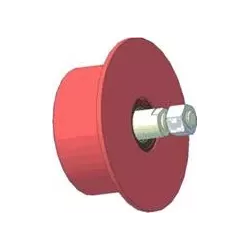 Rolle Nr. 144 – Umlenkrolle aus Gusseisen Ø110 mm | OEM 6.33.00-2 | Hersteller KiJ