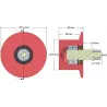 Rolle Nr. 145 – Umlenkrolle aus Gusseisen Ø75 mm | OEM 6.32.00-2 | Hersteller KiJ