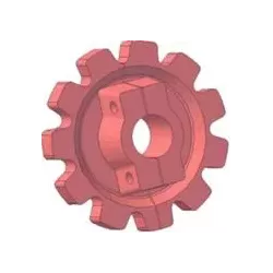Rolle Nr. 149 – Antriebsrolle aus Gusseisen Ø152 mm, Teilung 40 mm | OEM 10.21.05-2 | Hersteller KiJ