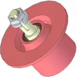 Rolle Nr. 160 – Umlenkrolle aus Gusseisen Ø91 mm | Hersteller KiJ