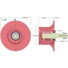 Rolle Nr. 160 – Umlenkrolle aus Gusseisen Ø91 mm | Hersteller KiJ