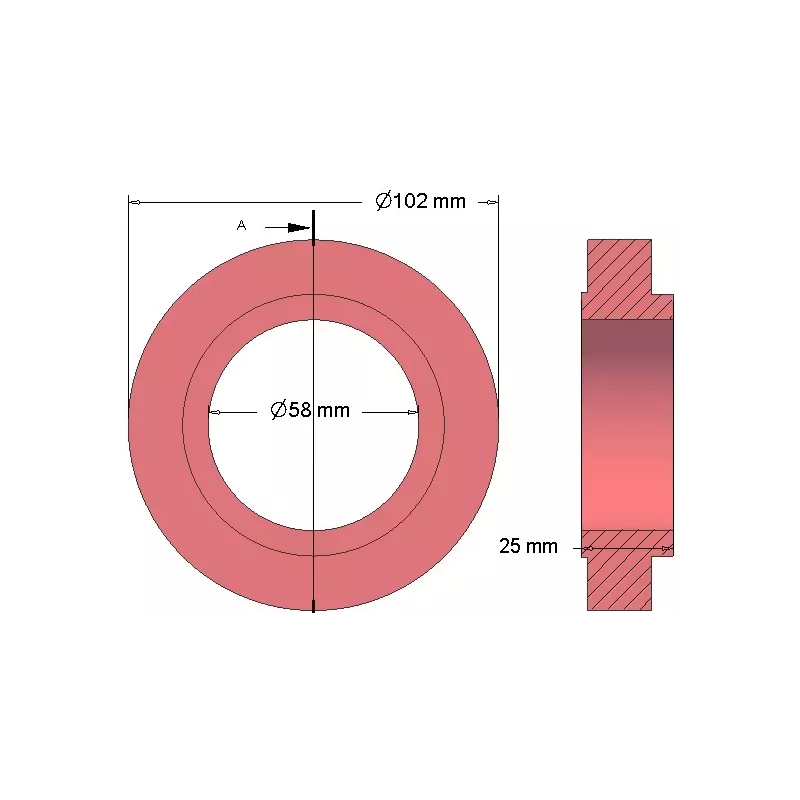Rolle Nr. 177 – Führungsrolle Ø102 mm | OEM 035737 | Hersteller KiJ