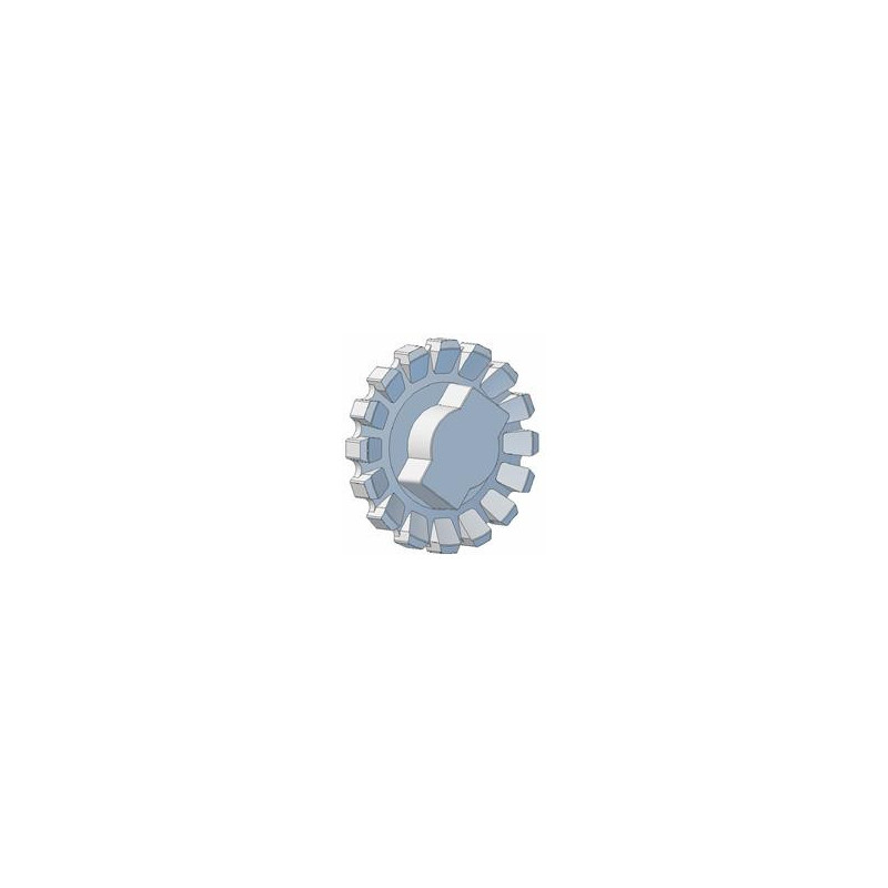 Rolle Nr. 181 – Antriebsrolle aus Gusseisen Ø210 mm, Teilung 36/40 mm | Hersteller KiJ