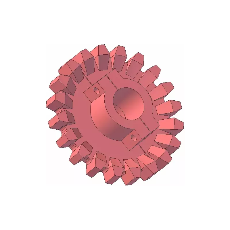 Rolle Nr. 183 – Antriebsrolle aus Gusseisen Ø203 mm, Teilung 28 mm | Hersteller KiJ