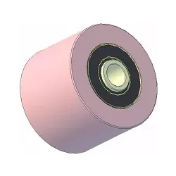 Rolle Nr. 187 – Stützrolle aus Stahl Ø100 mm für Maschinen von ROPA | OEM ROPA 252062 | Hersteller KiJ
