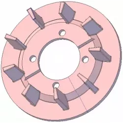 Rolle Nr. 239 – Antriebsrolle aus Gusseisen Ø188 mm, Teilung 35 mm, für Maschinen von Grimme | OEM Grimme 006.00244 | Hersteller KiJ