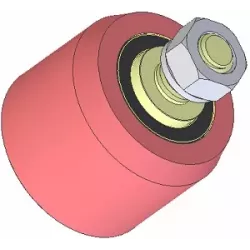 Rolle Nr. 268 – Stützrolle aus Stahl Ø80 mm für Maschinen von AVR | OEM AVR 3102.15.20 | Hersteller KiJ