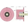 Rolle Nr. 290 – Stützrolle aus Stahl Ø90 mm für Maschinen von Dewulf | OEM Dewulf 2660004A | Hersteller KiJ