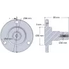Rolle Nr. 300 – Rollennabe aus Stahl Ø50 mm für Maschinen von Dewulf | OEM Dewulf 7010914 | Hersteller KiJ