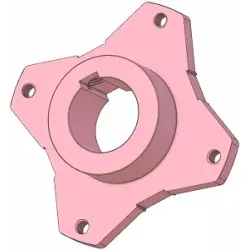 Rolle Nr. 307 – Rollennabe aus Stahl für Maschinen von Dewulf | OEM Dewulf 7023082 | Hersteller KiJ