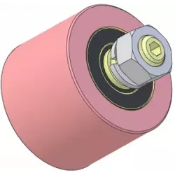 Rolle Nr. 322 – Stützrolle aus Stahl Ø80 mm für Maschinen von Sandei | OEM Sandei D0021 | Hersteller KiJ
