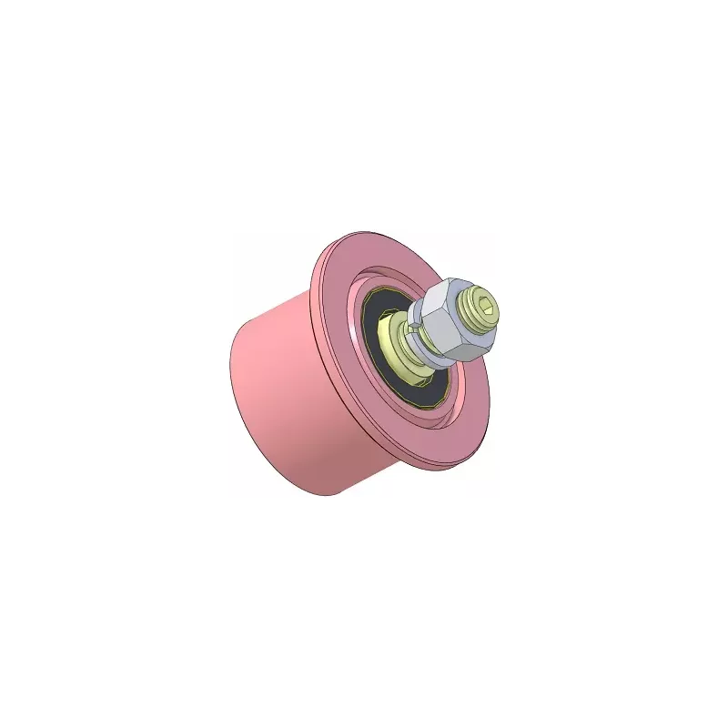 Rolle Nr. 323 – Umlenkrolle aus Stahl Ø80 mm für Maschinen von Sandei | OEM Sandei D0020 | Hersteller KiJ