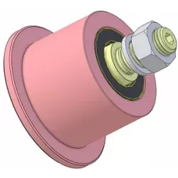 Rolle Nr. 326 – Stützrolle aus Stahl Ø80 mm für Maschinen von Sandei | Hersteller KiJ