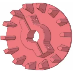 Rolle Nr. 346 – Rolle Ø212 mm für Maschinen von Holmer | OEM Holmer 1057024783 | Hersteller KiJ