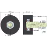 Rolle Nr. 15 – Stützrolle aus Gummi Ø80 mm für Maschinen von Akpil | Hersteller KiJ