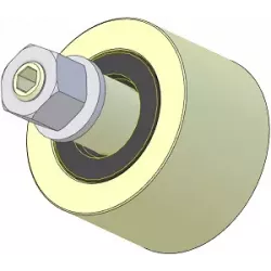 Rolle Nr. 262 – Stützrolle aus Kunststoff Ø70 mm für Maschinen von AVR | OEM AVR 4302.15.80 | Hersteller KiJ