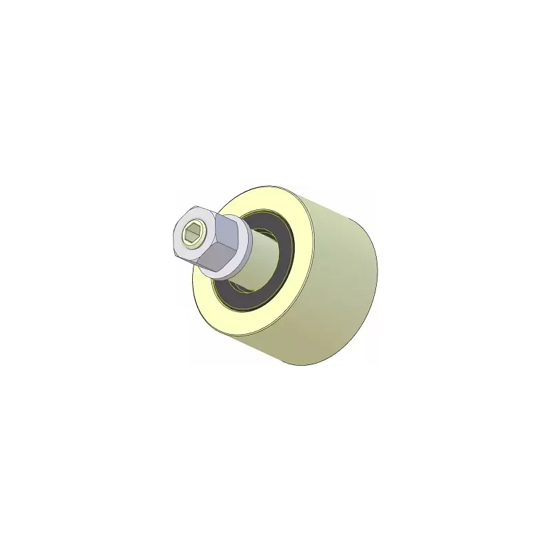 Rolle Nr. 262 – Stützrolle aus Kunststoff Ø70 mm für Maschinen von AVR | OEM AVR 4302.15.80 | Hersteller KiJ