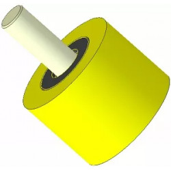 Rolle Nr. 285 – Stützrolle aus Kunststoff Ø80 mm für Maschinen von Dewulf | OEM Dewulf 2660001C | Hersteller KiJ