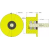 Rolle Nr. 286 – Stützrolle aus Kunststoff Ø90 mm für Maschinen von Dewulf | OEM Dewulf 2660012C | Hersteller KiJ