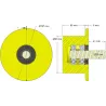 Rolle Nr. 289 – Stützrolle aus Kunststoff Ø90 mm für Maschinen von Dewulf | OEM Dewulf 2660012A | Hersteller KiJ
