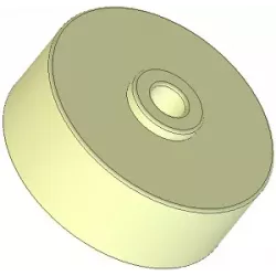 Rolle Nr. 295 – Stützrolle aus Kunststoff Ø80 mm für Maschinen von Dewulf | OEM Dewulf 2660222 | Hersteller KiJ