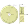 Rolle Nr. 303 – Antriebsrolle aus Kunststoff Ø170 mm für Maschinen von Ploeger | OEM Ploeger 2660222 | Hersteller KiJ